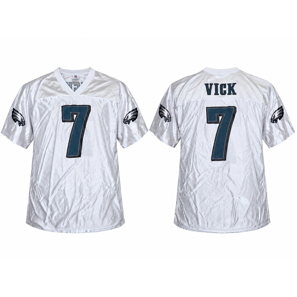 NFL Team Apparel Philadelphia Eagles Michael Vick 7 Jersey White Mens 2XL